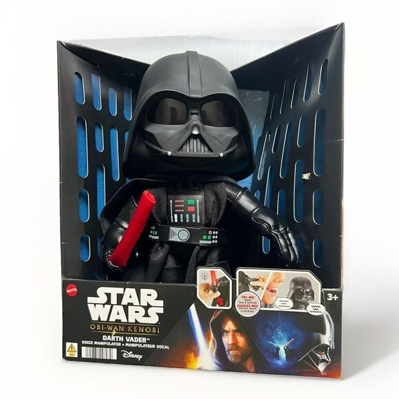 Star Wars Obi Wan Kenobi Series Darth Vader Helmet Voice Manipulator 11" Plush - Picture 1 of 4